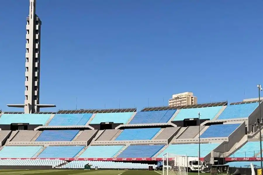 Así luce el estadio Centenario de Montevideo, Uruguay.