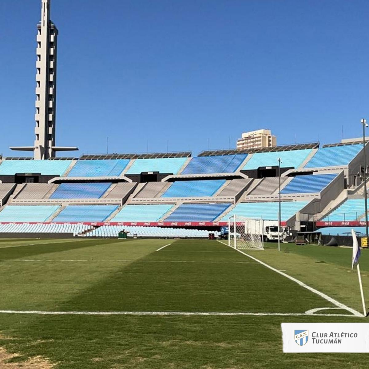 Así luce el estadio Centenario de Montevideo, Uruguay.