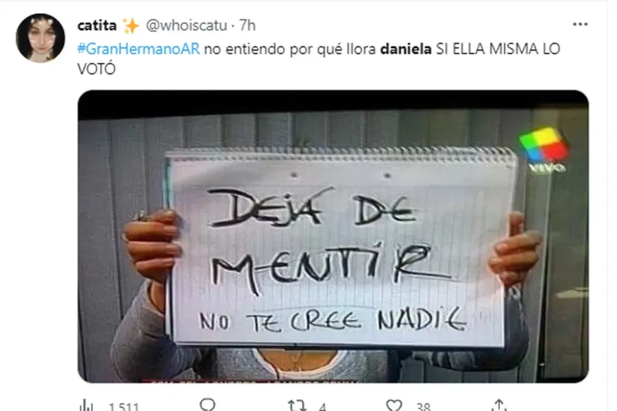 Gran Hermano 2022: la eliminación de Thiago, la polémica reacción de Daniela al enterarse y el estallido de las redes