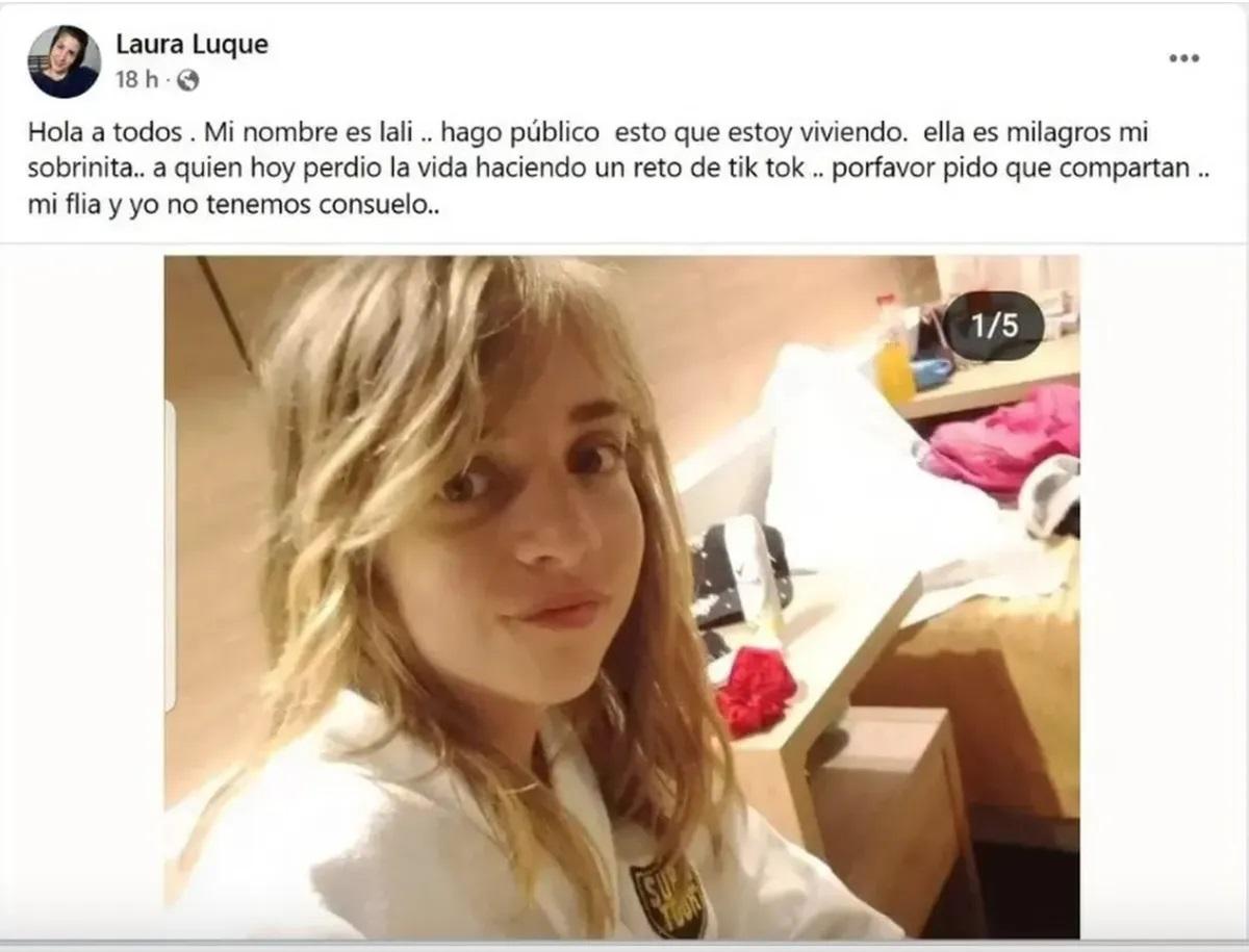 Una niña de 12 años murió en Santa Fe al intentar cumplir un reto viral de TikTok