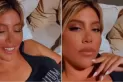 “Se me ve el pe….”: el blooper hot de Wanda Nara en un vivo de Instagram