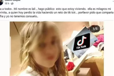 Rosario: investigan si la muerte de una niña de 12 años fue o no por un reto de TikTok
