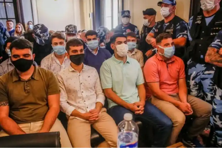 Los imputados por el crimen de Fernando Baéz Sosa.
