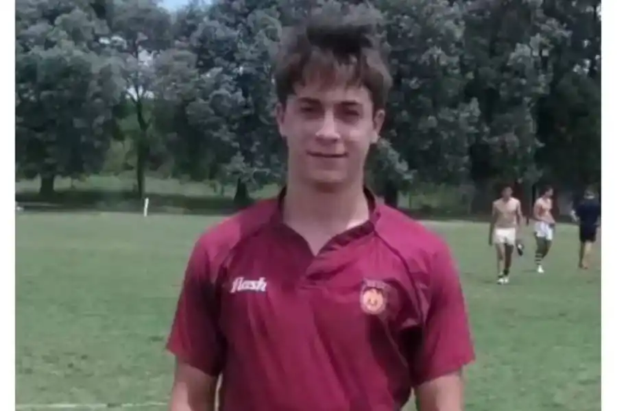 Máximo Thomsen cuando era adolescente.