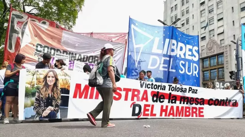 EN PIE DE LUCHA. El movimiento de Unidad Piquetera espera la respuesta del Gobierno para salir a la calle.  