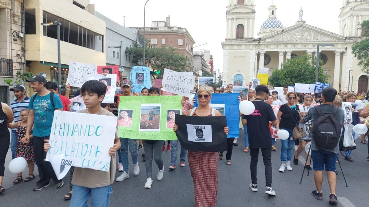 En Tucumán marcharon para pedir justicia por Fernando Báez Sosa