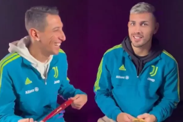 “Esta vale más”: Di María y Leandro Paredes descubrieron un detalle increíble de las medallas del Mundial