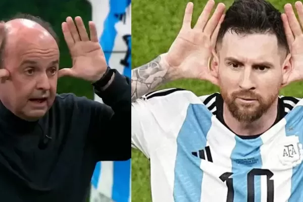 El periodista español que quería que Argentina pierda volvió a aparecer y apuntó contra Messi