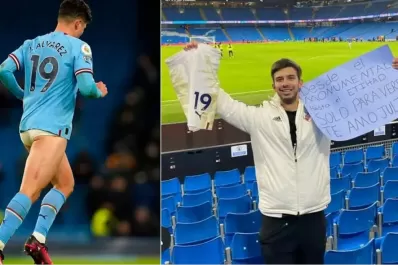 ¿Quién es el hincha de River al que Julián Álvarez le regaló su pantalón?