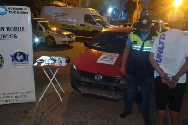 Detuvieron a un hombre que robó haciéndose pasar por policía