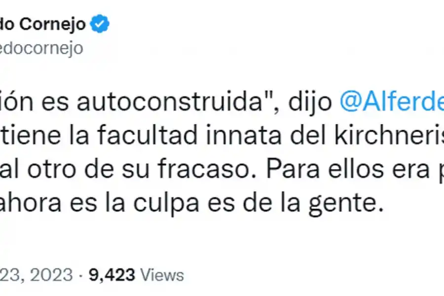La oposición rechazó las declaraciones de Alberto Fernández sobre la inflación