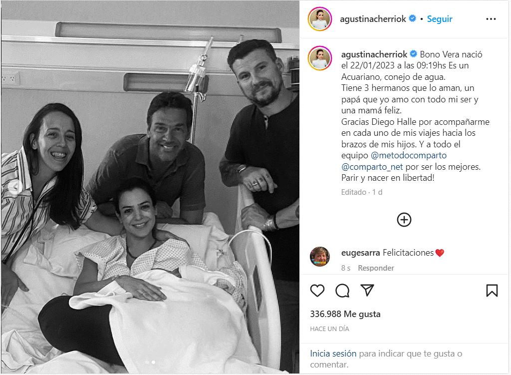 Foto tomada de Instagram: @agustinacherriok.