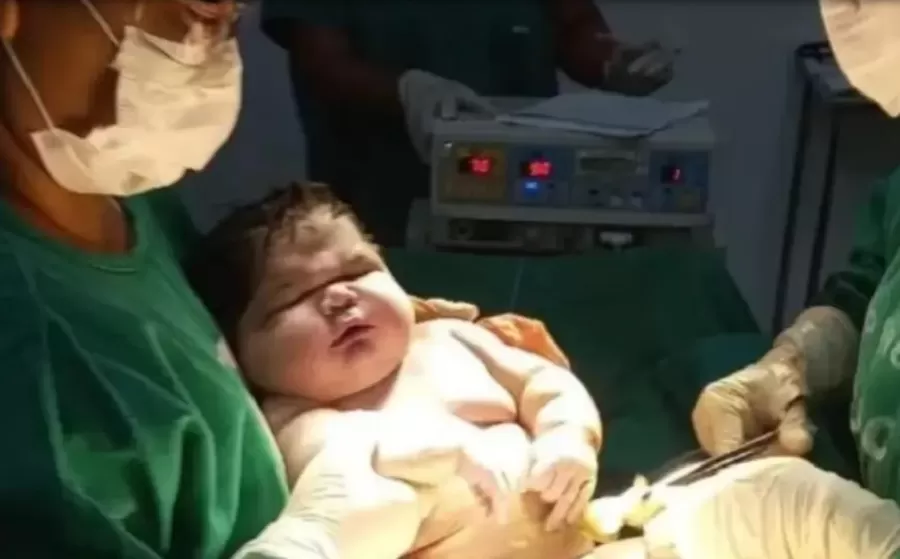Nació un superbebé de más de 7 kilos