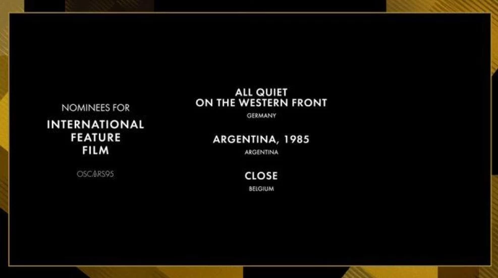 Argentina, 1985 y los otros nominados.