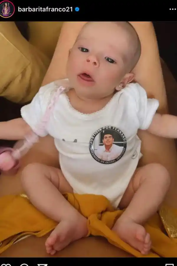 El sentido mensaje de apoyo de Barby Franco para Burlando en el día del alegato