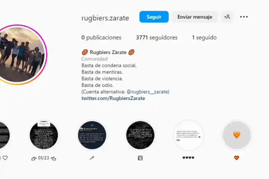 “Le pedimos a la Virgen”: la polémica cadena de oración para los rugbiers que organizaron en Instagram