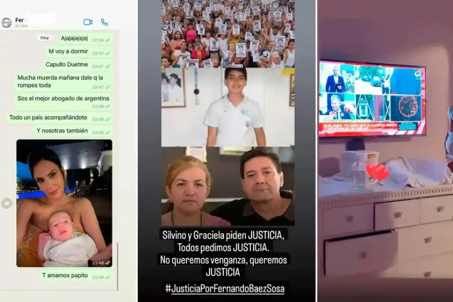 El sentido mensaje de apoyo de Barby Franco para Burlando en el día del alegato