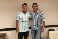 Las primeras fotos de Braian Guille con la camiseta de Atlético Tucumán