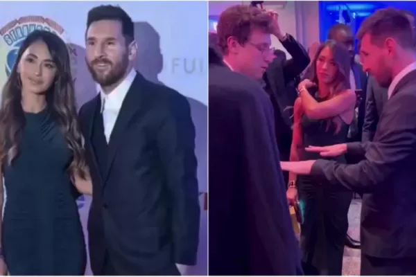 Lionel Messi y Antonela Roccuzzo fueron a una fiesta de gala en París y se robaron todas las miradas