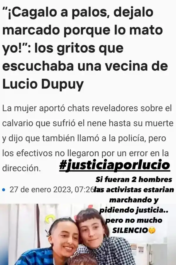 “Mucho silencio”: Juan Sebastián Verón apuntó contra el feminismo por el crimen de Lucio Dupuy