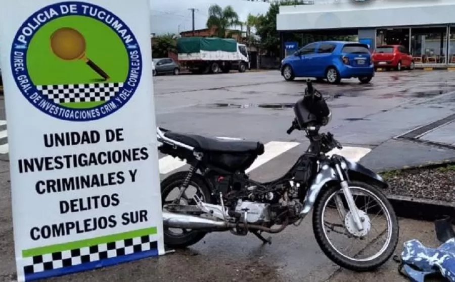 Aguilares: detuvieron a un joven que intentaba vender una moto robada