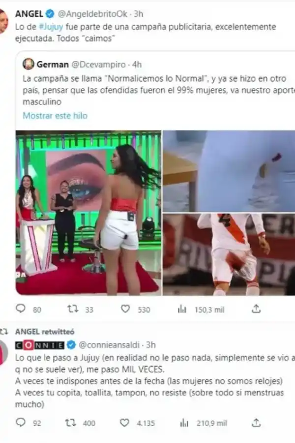 Todos caímos, aseguran que el percance íntimo de Sofía Jujuy fue un engaño