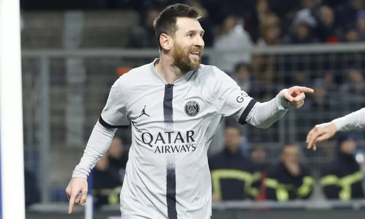 CELEBRACIÓN. Messi anotó el segundo tanto del PSG. 