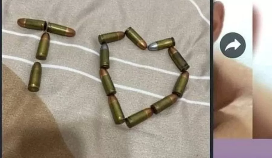 El mensaje escrito con balas que le envió el policía a su ex pareja antes de intentar matarla.