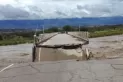 Video: por la crecida del río, se derrumbó parte del Puente de Quilmes