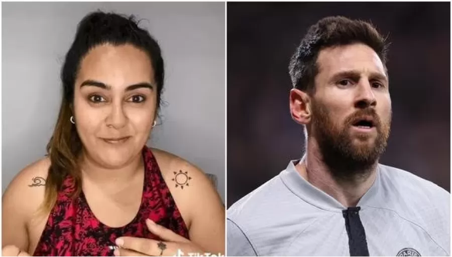 La joven que se encontró con Lionel Messi cuando fue a sacar su pasaporte.