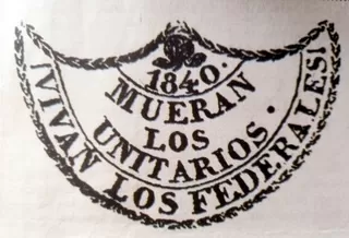 DOS FACCIONES. Unitarios y federales se disputaban por cuál forma era la mejor para organizar el país.