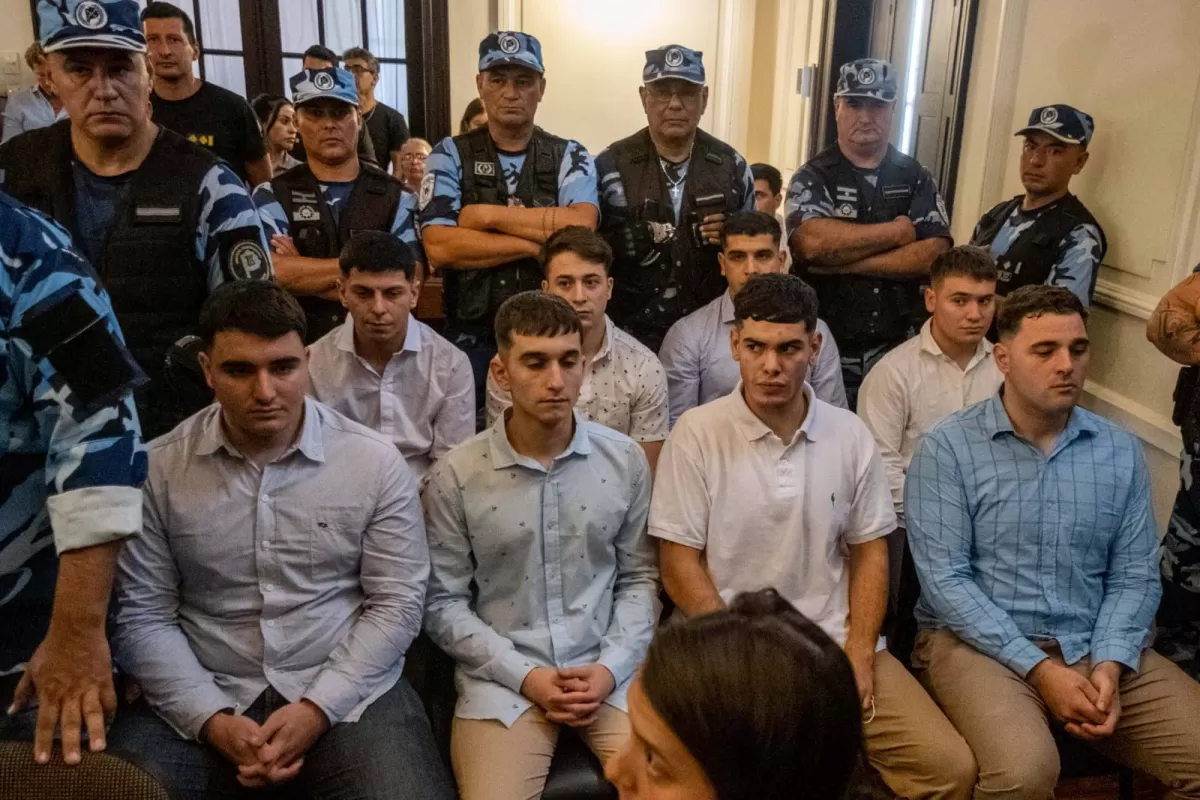 Los ocho condenados por el crimen de Báez Sosa