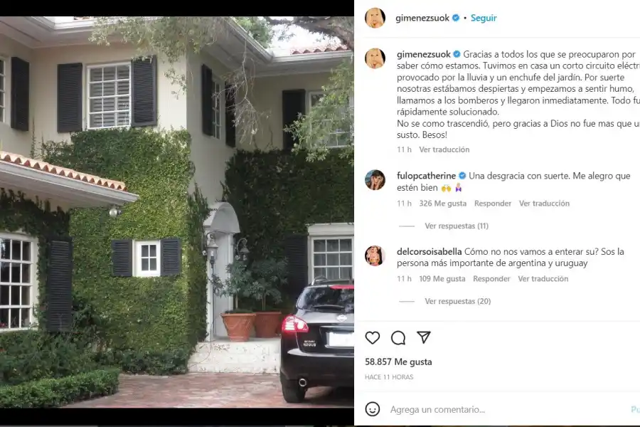 Foto tomada de Instagram / @gimenezsuok.