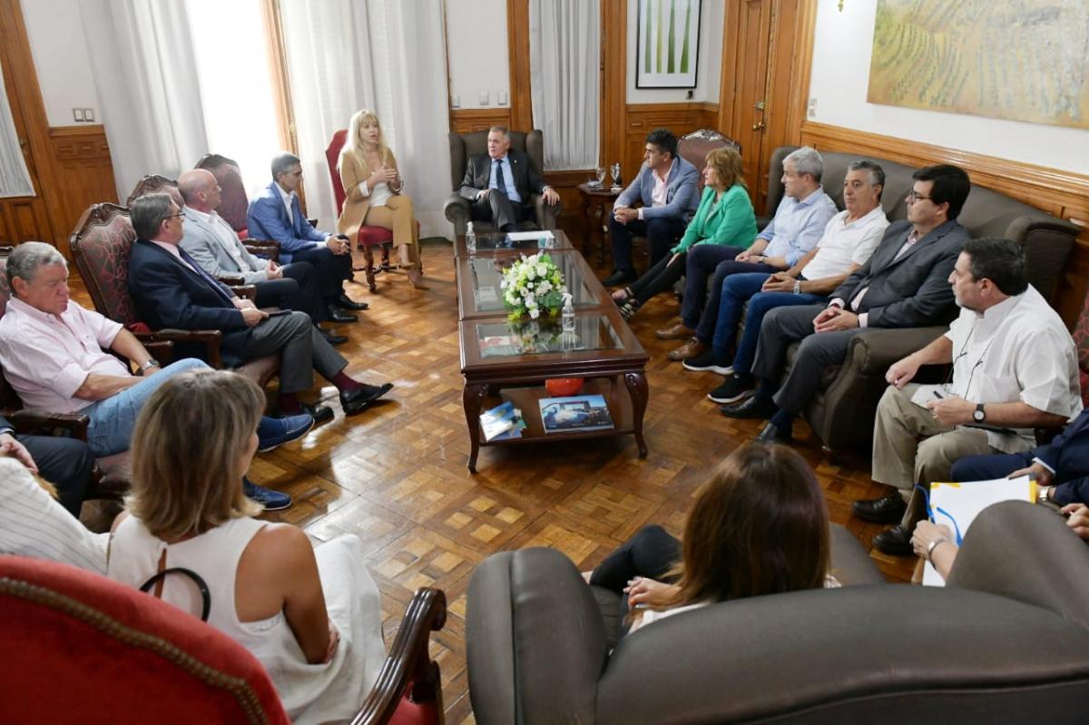 EN CASA DE GOBIERNO. Jaldo encabezó la reunión de gabinete. Foto de Comunicación Pública