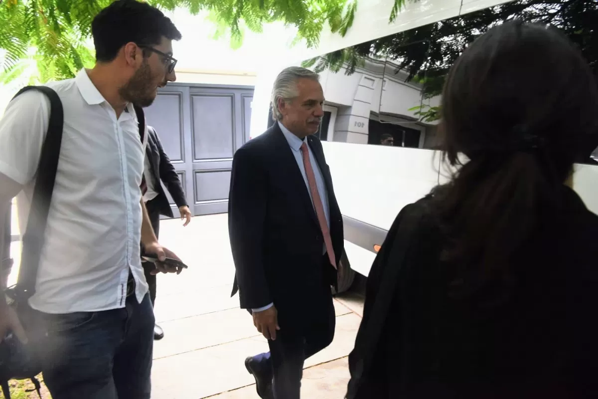 EN YERBA BUENA. El Presidente encabezó la reunión en la casa de Manzur. LA GACETA/FOTO DE FRANCO VERA