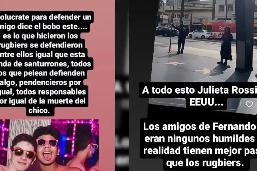 La supuesta novia de Máximo Thomsen negó el vinculo y se despegó de los rugbiers