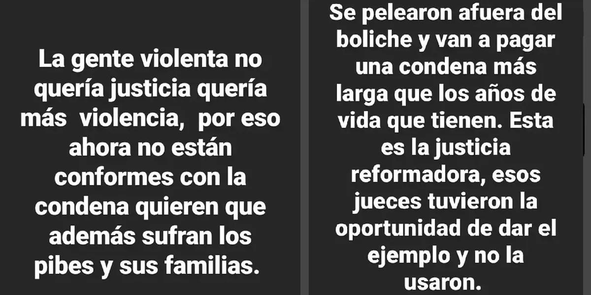 La supuesta novia de Máximo Thomsen negó el vinculo y se despegó de los rugbiers