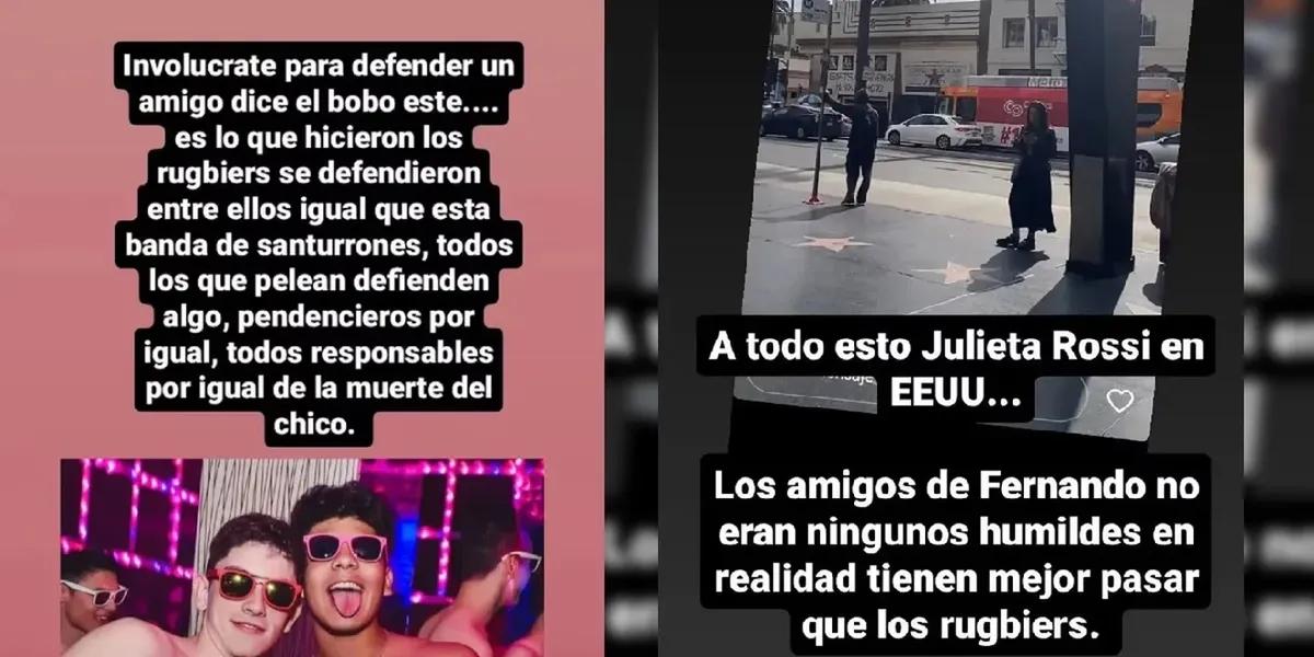 La supuesta novia de Máximo Thomsen negó el vinculo y se despegó de los rugbiers