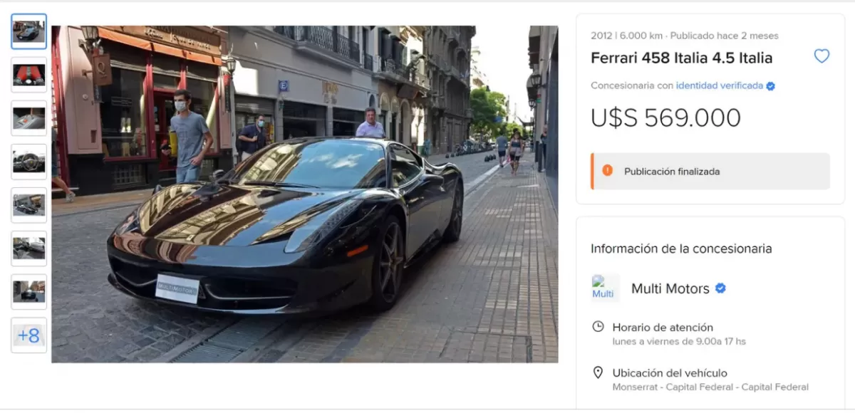 L-Gante se compró un auto de primera marca valuado en medio millón de dólares