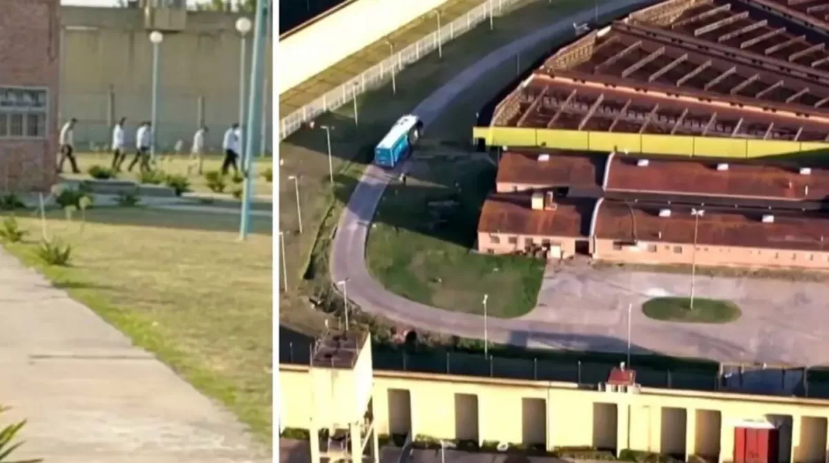 Un preso filtró una foto de los rugbiers llegando a la Alcaldía de Melchor Romero