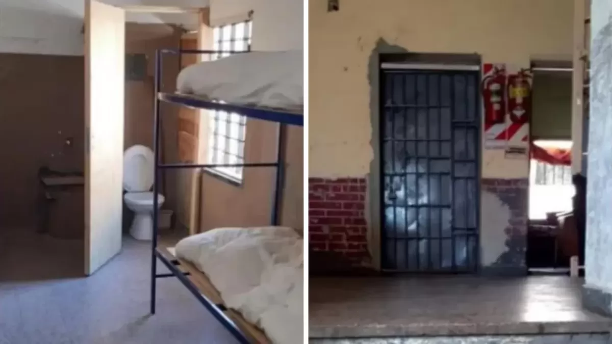 Un preso filtró una foto de los rugbiers llegando a la Alcaldía de Melchor Romero