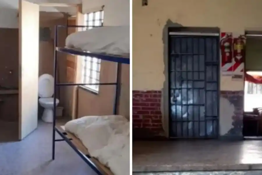 Un preso filtró una foto de los rugbiers llegando a la Alcaldía de Melchor Romero