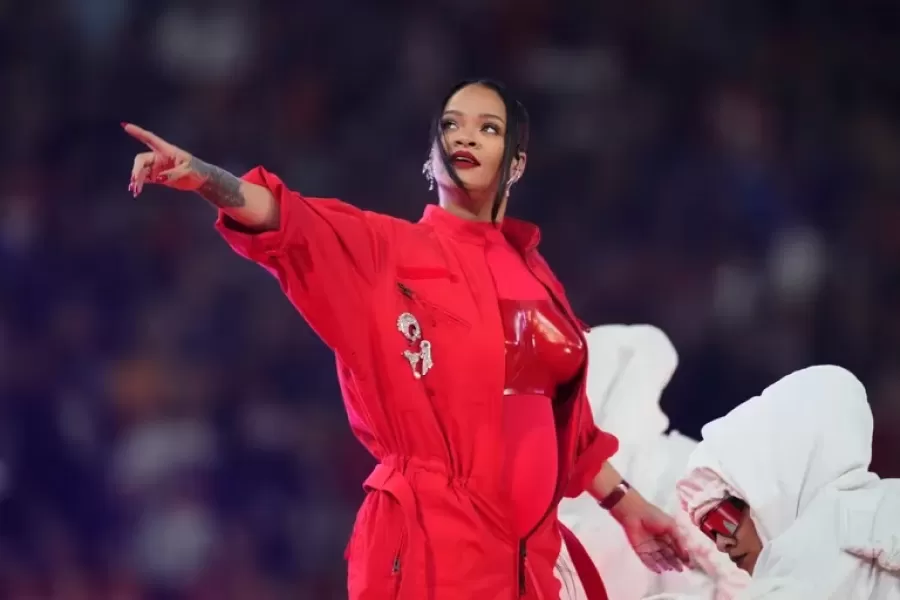 Rihanna deslumbró a todos con su show.