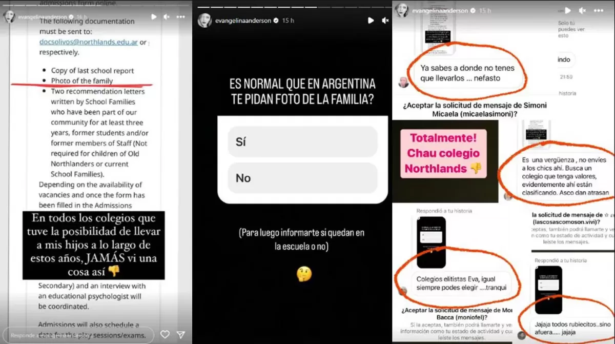 Evangelina Anderson denunció racismo por un requisito escolar para inscribir a sus hijos