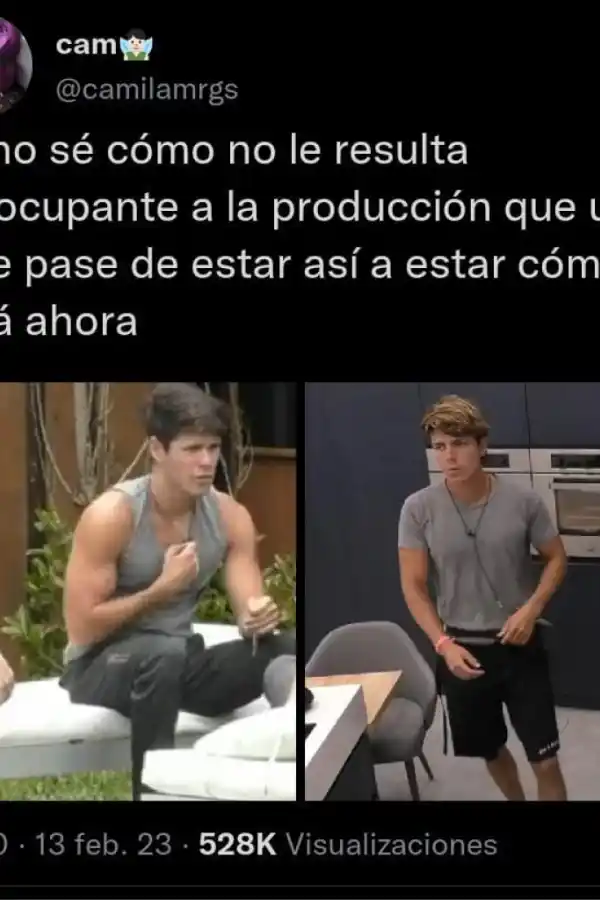 Perder peso en Gran Hermano: ¿Qué está pasando con Marcos?