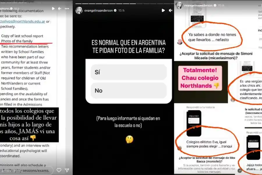 Evangelina Anderson denunció racismo por un requisito escolar para inscribir a sus hijos