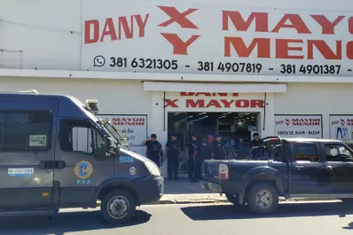 Allanan dos comercios en Tucumán por infracción a la Ley de Marcas