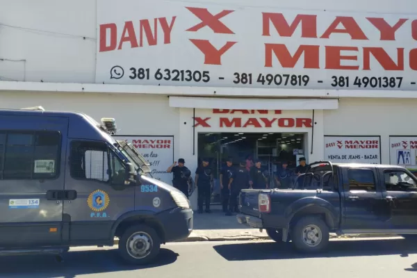 Allanan dos comercios en Tucumán por infracción a la Ley de Marcas