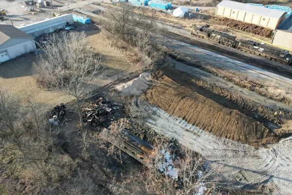 Estados Unidos: descarriló otro tren que transportaba químicos