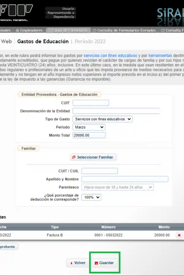 Impuesto a la Ganancias: paso a paso de cómo deducir los gastos educativos en la web de AFIP